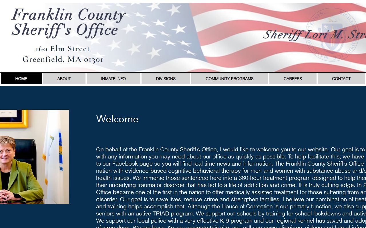 Franklin County Sheriff's Office website and arrest records